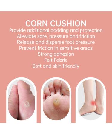 Corn Cushion Pads 30PCS - Adhesive Corn Protectors for Sore Feet - Callus Relief and Corn Removers - Buy Online on GoSupps.com