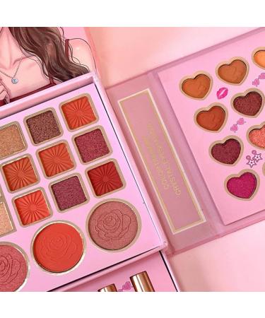 Makeup Palette - 50 Eyeshadow Colors Beauty Palettes Shimmer Glitter Eye Makeup Set | Pigmented Professional Matte Eyeshadow Kit For Women Party Wedding Stage Daily Costume Carnival - Buy Online on GoSupps.com