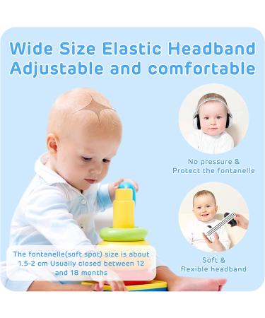 KINGKIDS Baby Ear Protection Headphones - Noise Cancelling Earmuffs for Infants & Toddlers - White & Black - Buy Online on GoSupps.com