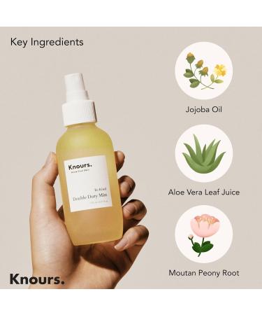 Knours Hydrating Jojoba Oil & Aloe Vera Facial Mist - Moisturize & Refresh | EWG Verified Clean Beauty 110ml - Buy Online on GoSupps.com