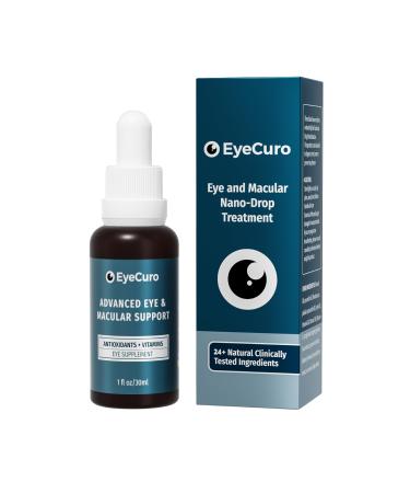 EyeCuro Eye Vitamin & Mineral Supplement Contains Lutein Vitamin A Vitamin E Vitamin C Zeaxanthin Astazanthin Zinc & More 30ml