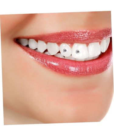 Minkissy Tooth Jewelry - Stylish Dental Accessories & Tooth Decorations (4 Packs) - White Gem & Acrylic Ornaments - Buy Online on GoSupps.com
