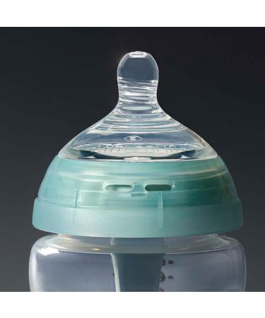 Tommee Tippee Advanced Anti-Colic Baby Bottle Teats Fast Flow 6+ Months Breast-Like for a Natural Latch Anti-colic Valve Soft Silicone Pack of 2 - Buy Online on GoSupps.com