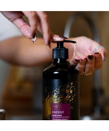 I Love Wellness Energy Hand Wash - Hydrating Essential Oil Soap with Cardamom & Vitamin E - 16.9 oz - International Shipping Available - Buy Online on GoSupps.com