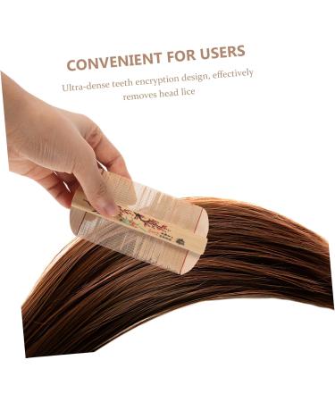 Peigne Antipelliculaire Dents Fines pour Chiens Chats Outil de D m lage Bambou Soin des Poils - Buy Online on GoSupps.com