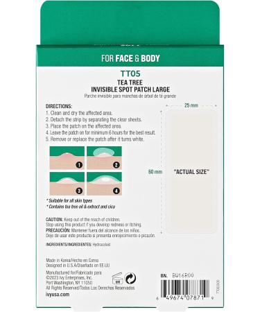 Kiss New York Hydrocolloid Acne Pimple Patch for Zits and Blemishes Korean Skin Care Spot Treatment Stickers for Face and Body Made in Korea (Large) - Buy Online on GoSupps.com