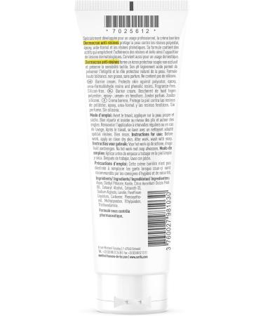  SORIFA Pack of 12 Derm cran Barrier cream - ANTI-RESIN protection POLYESTER EPOXY Hands and body High tolerance - 125 ml tube. - Buy Online on GoSupps.com