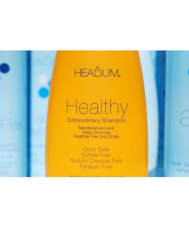 Healthy Shampoo 10 oz - Moisturizing & Oil Absorbing | Healium Hair for All Hair Types - Men & Women - Buy Online on GoSupps.com