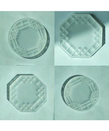 Retro Geometric Shape Quicksand Plate Acrylic Material DIY Quicksand Blank Card Brick Quicksand Mold Empty Plates Acrylic Display Card - Buy Online on GoSupps.com