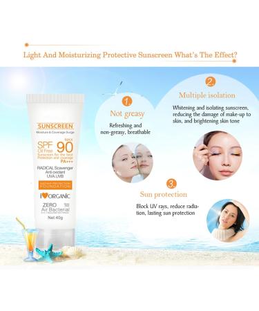 sunscreen lotion spf 90 sun block spf 90 natural face sunscreens oil free sunscreens face and body sunscreens UVA/UVB sunscreen for most types - Buy Online on GoSupps.com