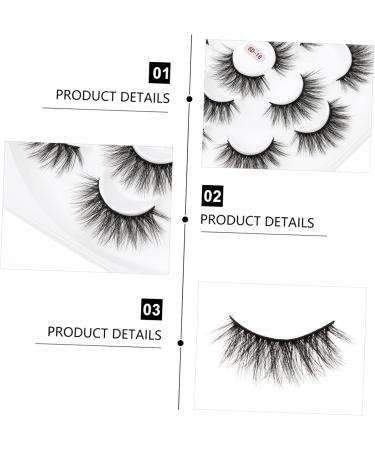 FRCOLOR 7 Boxes 6d False Eyelashes Beauty Eyelashes Girls Accessories Fake Lashes Dense Eyelashes Cosmetics Eye Lashes Lash Accessories Beauty Accessories 3d Volume Lashes Chemical Fiber - Buy Online on GoSupps.com
