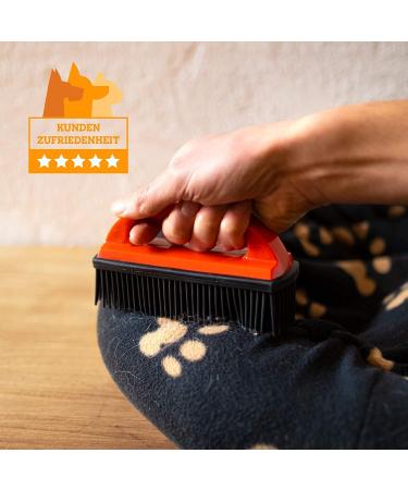 Vitazoo 2x Hair Removal Brush - Best Dog Hair & Upholstery Cleaner for Textiles Carpets and Vehicle Cushions | Rubber Brush for Easy Hair Removal - Buy Online on GoSupps.com