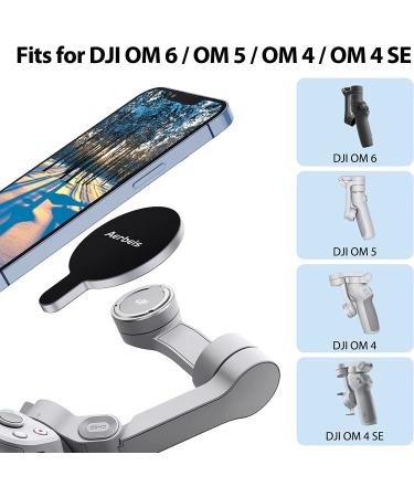 DJI Magnetic Ring Clamp Holder for Magsafe DJI OM - Compatible with Osmo Gimbal Stabilizer - Silver - Buy Online on GoSupps.com