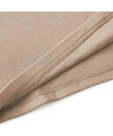 Spring&Gege Kids Soft Cotton Long Sleeve Mock Turtleneck Shirt Beige 9-10 Years - Buy Online on GoSupps.com
