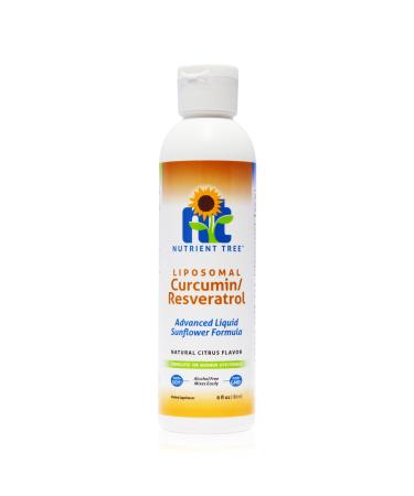 Nutrient Tree Liposomal Curcumin (Tumeric) and Resveratrol Two Powerful antioxidants Alcohol Free No Soy or Gluten Non-GMO Sunflower Oil