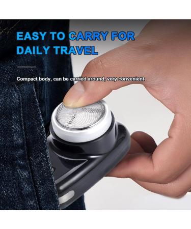 Buy 2024 Mini Electric Shaver for Men | Portable USB Razor with LCD Screen | Ideal for Home Travel & Car - Buy Online on GoSupps.com