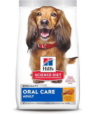 Hill's Science Diet Adult Oral Care Chicken Rice & Barley Recipe Dry Dog Food 4 lb Bag & Adult Perfect Weight Small & Mini Chicken Recipe Dry Dog Food 4lb Bag 1.81 kg (Pack of 1) Dry Dog Food + Dog Food 3821 - Buy Online on GoSupps.com