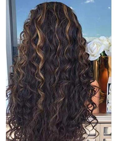 Buy BGHJUE Black Highlight Wig Set - Long Curly Hair Wigs for Ladies | Fast International Shipping - Buy Online on GoSupps.com