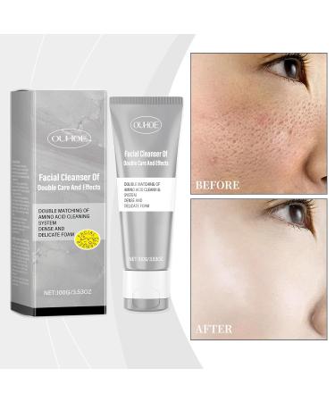 Aeviani Amino Acid Facial Cleanser with Double Care Effects Dense and Delicate Foam 3.53oz/100g - Buy Online on GoSupps.com