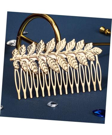 Healeved Bridal Hair Comb Wedding Hair Comb Bride Hair Combs for Women Decorative Tiaras for Women Gold Hair Comb Bridal Insert Comb Wedding Hair Accessories Gold Headpiece Veil Comb Alloy - Buy Online on GoSupps.com