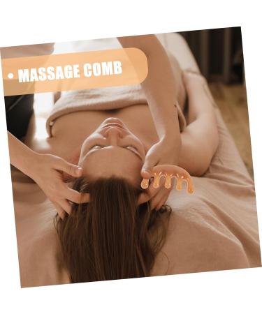 SESESFOUFU Massage Comb - Relaxation Ridge Hair Care & Scalp Massage Comb | 10x6.3cm for Ultimate Relaxation - Buy Online on GoSupps.com