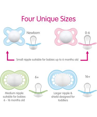 Night Pacifier 0-6 months (2 pack) Boy Baby-Boy Animal Print - Buy Online on GoSupps.com