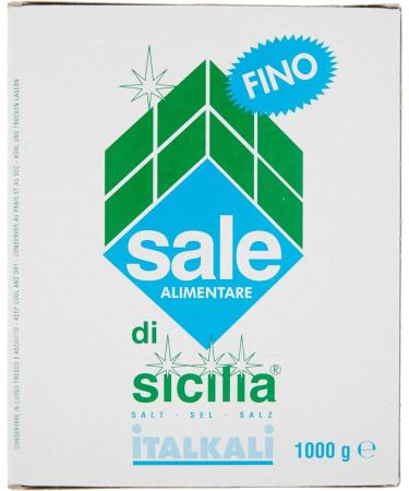  ITALKALI Sicilian Salt Fine Food Salt 1000 g - Buy Online on GoSupps.com