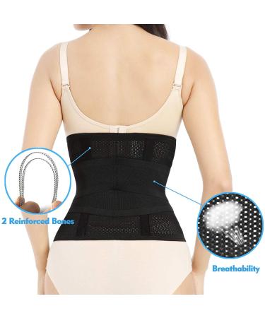 OKPOW Postpartum Belly Wrap - High Elastic Support Belt for Women, Maternity After Birth - Black, Size Large - Buy Online on GoSupps.com