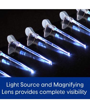 Bionix Lighted AngleLoop Ear Curette Tool - 50 Count, Single-Use Earwax Removal Aid for Healthcare Providers - Buy Online on GoSupps.com