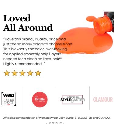 Modelones Gel Nail Polish 15ml Milky White Color Set | Soak-Off LED Long-Wear | Mirror Shine | Salon-Quality Manicure | DIY at Home | 0.5oz A01 - Buy Online on GoSupps.com