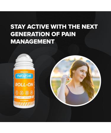 Sport Roll-On 2FL OZ - Fast Acting Topical Pain Reliever for Muscles & Joints Cooling Massage Roll On - 2 Pack - Buy Online on GoSupps.com