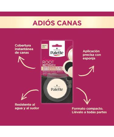 Compact Root Retouch Powder - Black | Instant Root Touch-Up Solution (1 Piece) - Ideal for Quick Hair Fixes - Buy Online on GoSupps.com