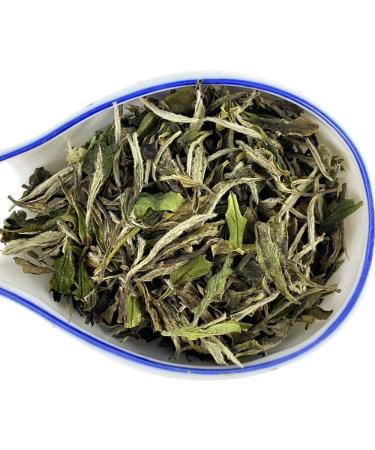 TIAN HU SHAN - Premium White Tea Loose Leaf - Original Bai Mu Dan with a Light & Fresh Delicate Flavor - 114 g  - Buy Online on GoSupps.com