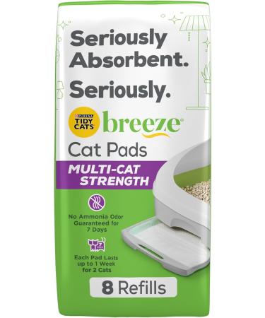 Purina Tidy Cats Breeze Litter System Cat Pad Refills 8 ct. Pads Original Pads - Buy Online on GoSupps.com