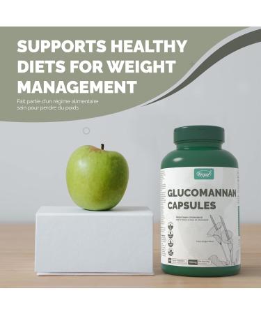 VORST Glucomannan 1500mg Per Serving (500mg Per Capsule) 180 Vegan Capsules | Konjac Root Extract Powder Pills | 3 Bottles 540 count (Pack of 1) - Buy Online on GoSupps.com