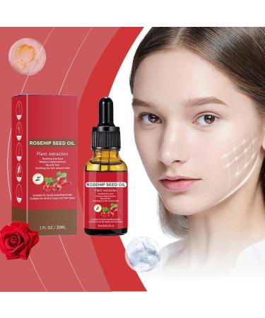  Generisch Rosehip Oil 30 ml Natural Organic Chicken Oil | Nourishing and Moisturizing Carrier Oil | Seed Oil for Face Skin Body Hair Hands etc. - Buy Online on GoSupps.com