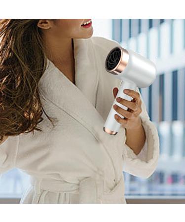 Menolana Portable Hair Dryer Cordless Charging Hair Dryer Setting Small Hair Care Quick Dry Hair Blower Blow Dryer for Indoor Travel white - Buy Online on GoSupps.com