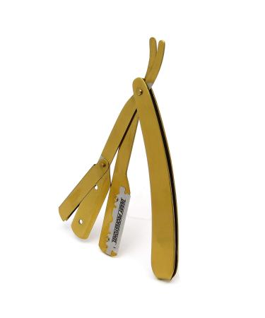 Premium Replaceable Blade Razor - Gold-Plated Metal Handle & 2 Blades | International Shipping | Eco-Friendly Grooming - Buy Online on GoSupps.com