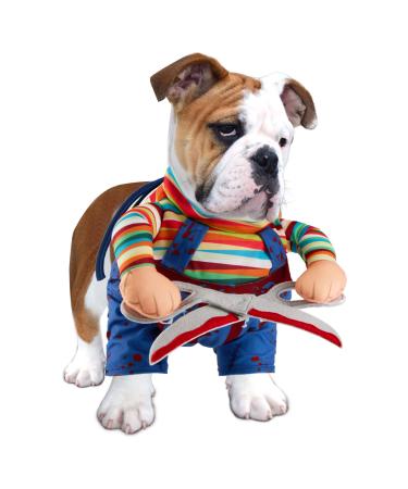 Delifur for dogs Halloween costumes animal scissors scary costumes for animals scary costumes for cats size for large dog costumes (L) Large scissors.