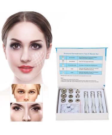 12pcs Microdermabrasion Replacement Tips Set for Skin Rejuvenation Beauty Machine - Buy Online on GoSupps.com