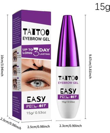  G n rique Peel-Off Eyebrow Tint Peel-Off Eyebrow Gel | Eyebrow Peel-Off Gel | Long-Lasting Waterproof Makeup for the Temporary Solution Approved by Beauty Bloggers - Buy Online on GoSupps.com