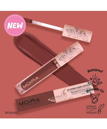 Moira Lip Divine Liquid Lipstick (009 Allure) - Long-Lasting Matte Lip Color - Buy Online on GoSupps.com