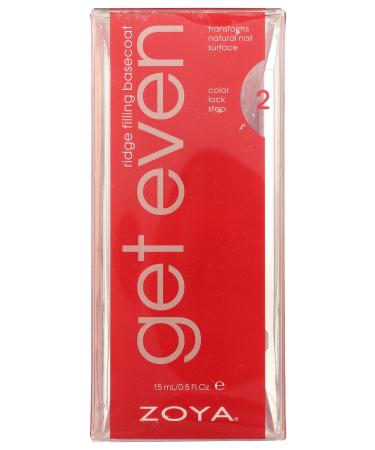 Zoya Get Even Ridge Filling Base Coat - .50 Oz.