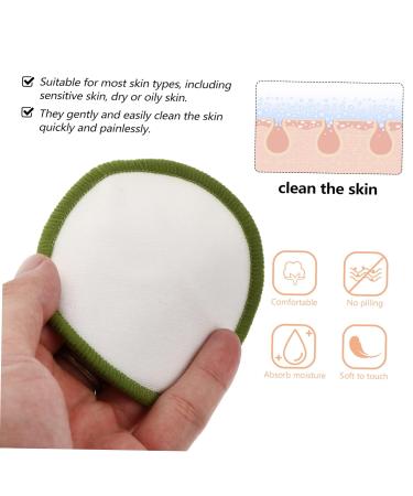 Hemoton Makeup Remover Pad Storage Stand - Reusable Cleansing Pads & Cotton Round Holder for Eye Makeup | Eco-Friendly Absorbent Makeup Puffs - Buy Online on GoSupps.com