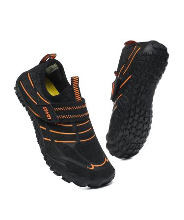 Hanani bathing shoes children boy girls swimming shoes water shoes children light barefoot shoes children fast drying beach shoes aquasiums 34 EU black orange