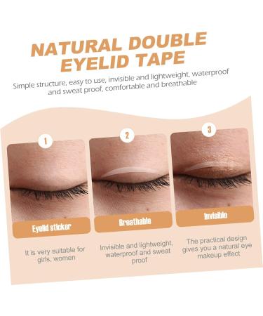 BIUDECO 2sets Double Eyelid Sticker Stickers Lace Net Eyelid Strips Natural Double Eyelid Tape Woman Girl - Buy Online on GoSupps.com