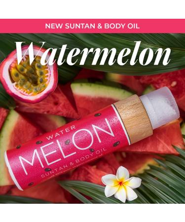 COCOSOLIS WATERMELON Suntan & Body Oil - Organic Tanning Bed Enhancer for Fast Deep Tan | Tanning Accelerator for Indoor Use - Buy Online on GoSupps.com