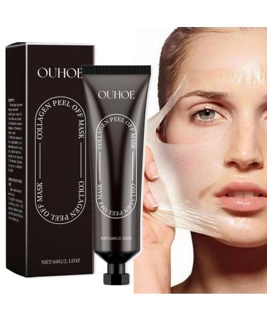 Collagen Face Mask 60g Peel Off Mask Reverse Hydrolyzed Collagen Mask Wrinkle Restoring Peel Off Mask Firming & Gloss Korean Skin Care for face