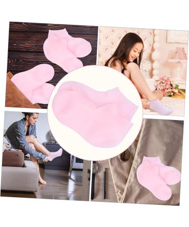 NUSITOU 1 Pair Protective Socks Hard Skin Repair Socks Silicone Heel Socks Moisture Socks for Dry Feet Silicone Socks for Women Heels for Women Miss Pink Nursing Socks Care Sebs - Buy Online on GoSupps.com