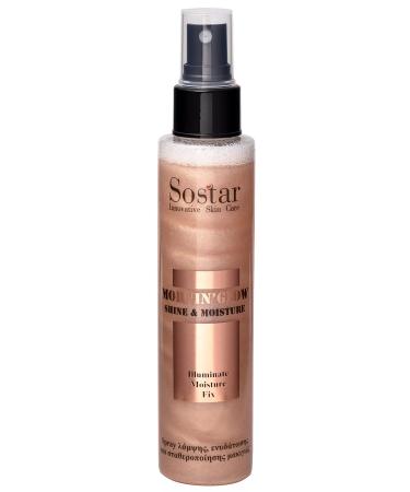 Sostar Spray Illuminateur et Hydratant - Hydratant pour la peau du visage et du corps - Lotion faciale avant et apr s le maquillage - Vaporisateur pour le soin des peaux s ches -125ml